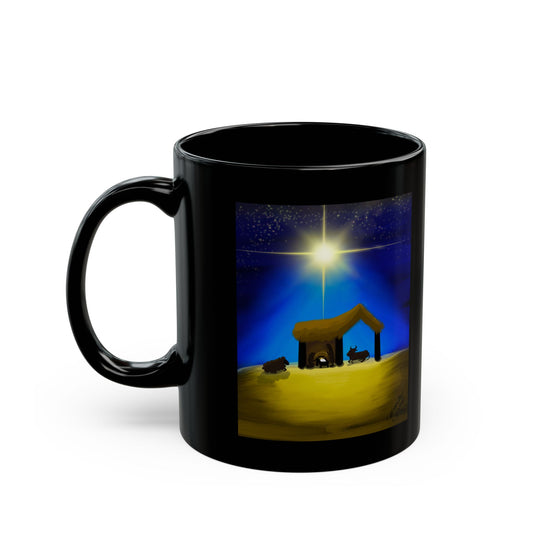 Oh Holy Night Mug by Amanda Sherrell, Hand Designed (11oz, 15oz)